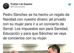 El Falcon de Pedro S&aacute;nchez no descansa por Navidad
