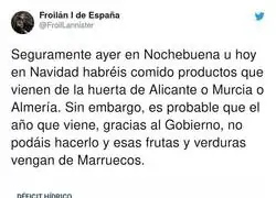 Hay que cuidar los productos de nuestra tierra