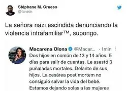 Macarena Olona se sorprende ahroa de la violencia de g&eacute;nero