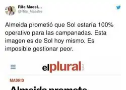 Vaya imagen chapucera de la Puerta del Sol