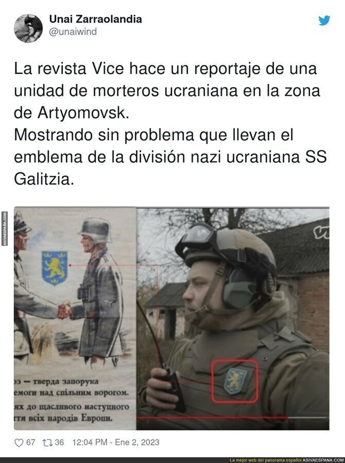 El tipo de gente que participa en el frente ucraniano