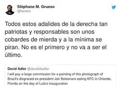 Bolsonaro huy&oacute; como una rata