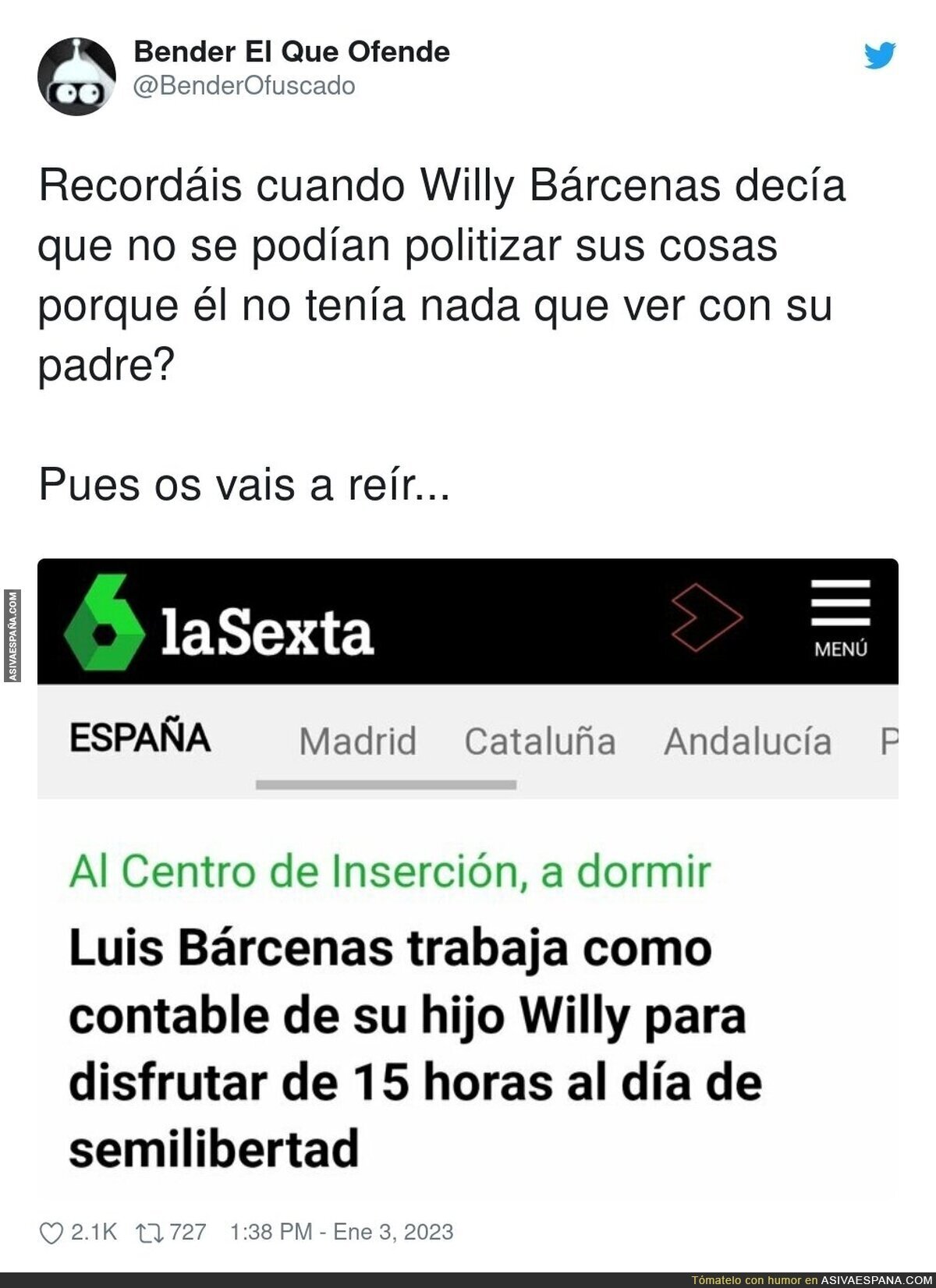 Las cosas quedan en casa