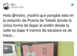 Manda narices lo de Madrid y el metro...