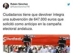 Nada le sale bien a Ciudadanos