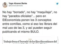 Lo que sea por confundir a la gente