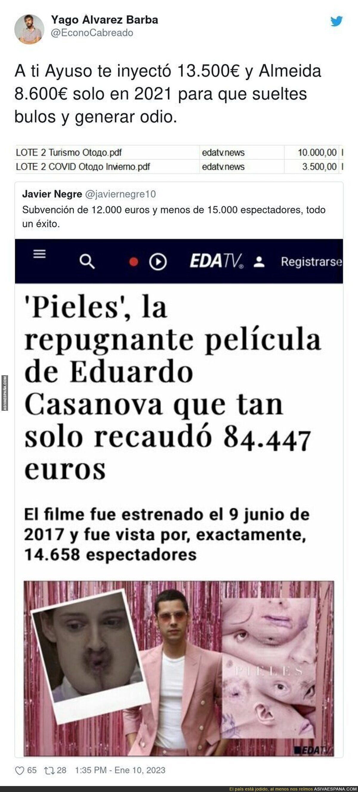 Hablando de inyectar dinero...