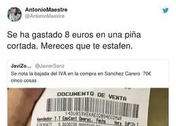 Que alguien le explique que la bajada fue para productos b&aacute;sicos y &eacute;l no ha comprado ni un solo producto b&aacute;sico