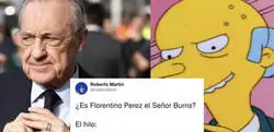Este recopilatorio hace indicar que el personaje del Sr Burns est&aacute; basado en Florentino P&eacute;rez