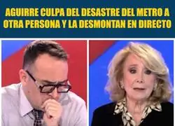 Desmontan en directo a Esperanza Aguirre cuando intentaba echar balones fuera sobre el desastre del metro de San Fernando de Henares cuya responsabilidad es &iacute;ntegramente de la Comunidad de Madrid y de ella como principal responsable