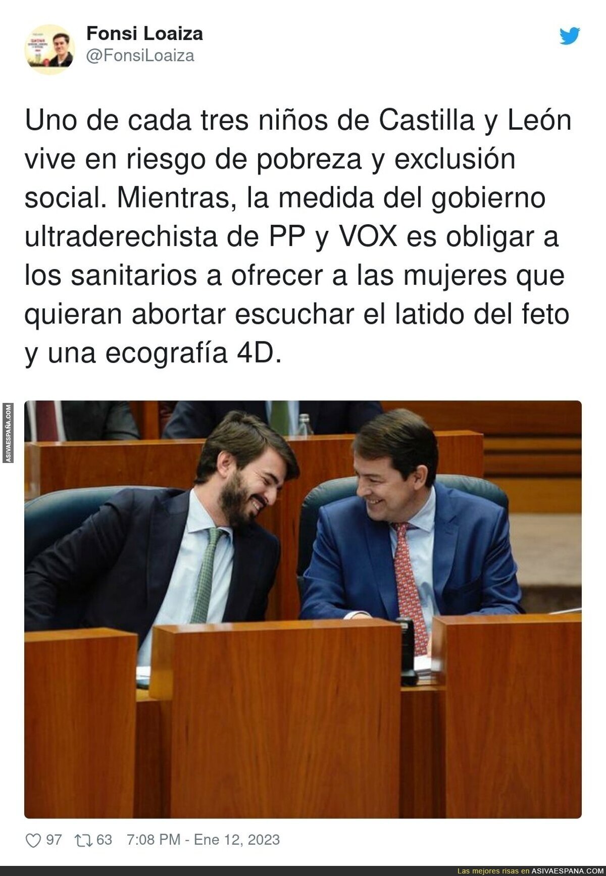 Las políticas de Castilla y León son vergonzosas