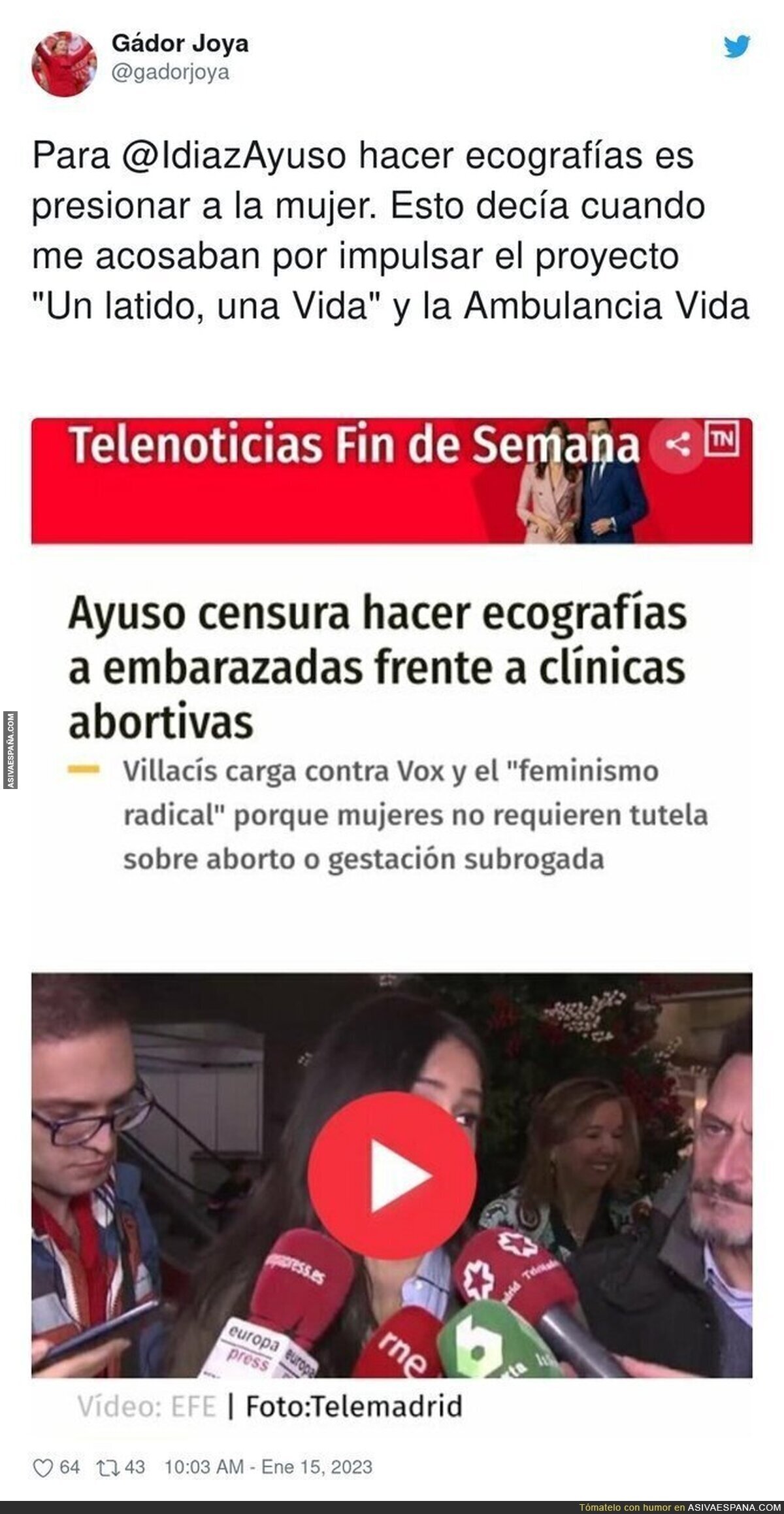 La doble cara de Ayuso
