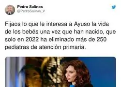 A Ayuso no le importa nada la infancia