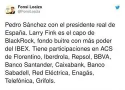 El tremendo poder que tiene el jefe de Blackrock