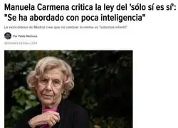 La machista y facha de Carmena....