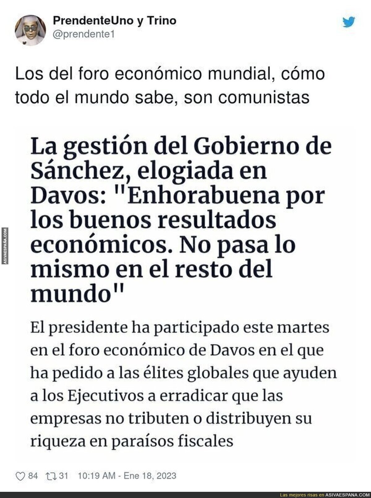 El comunismo llega a Davos