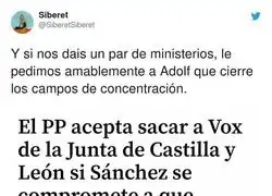 Las exigencias de VOX para el Gobierno