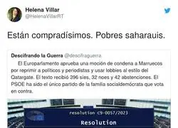 Tremenda esta votaci&oacute;n sobre Marruecos