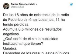 Jim&eacute;nez Losantos no trae nada bueno