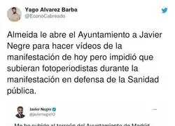 Hasta el acceso a los edificios p&uacute;blicos es usado de manera partidista y para intentar tapar la mala gesti&oacute;n de Ayuso