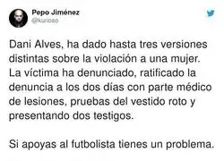 Dani Alves tiene un gran problema encima