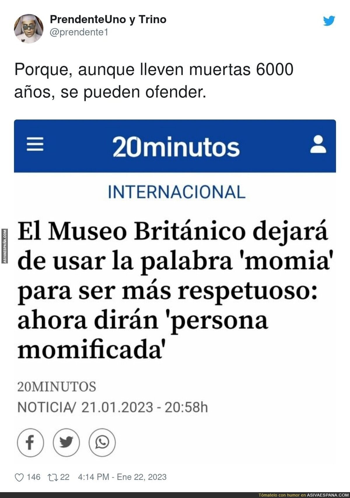 Las ofensas a las momias