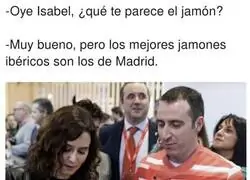 Isabel y el jam&oacute;n