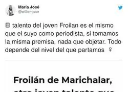 El talento de Froil&aacute;n que perdemos