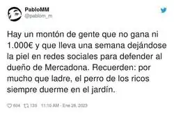 Gente que se piensa que heredar&aacute; Mercadona