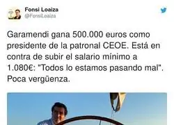 Garamendi se est&aacute; buscando muchos enemigos