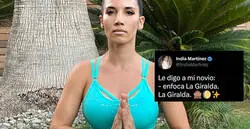 La cantante India Mart&iacute;nez sorprende a todos sus seguidores ense&ntilde;ando el culo en la Giralda