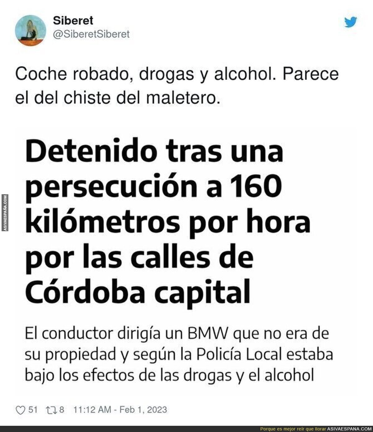 Un fiera al volante por Córdoba