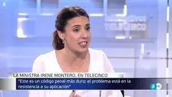 Irene Montero retrata a Pedro Piqueras por decir esta mentira