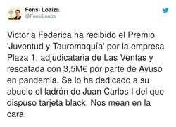 As&iacute; se r&iacute;en de Espa&ntilde;a en unos premios taurinos