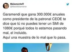 La mala vida de Garamendi