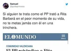 Nadie trat&oacute; peor a Rita Barber&aacute; que el propio PP