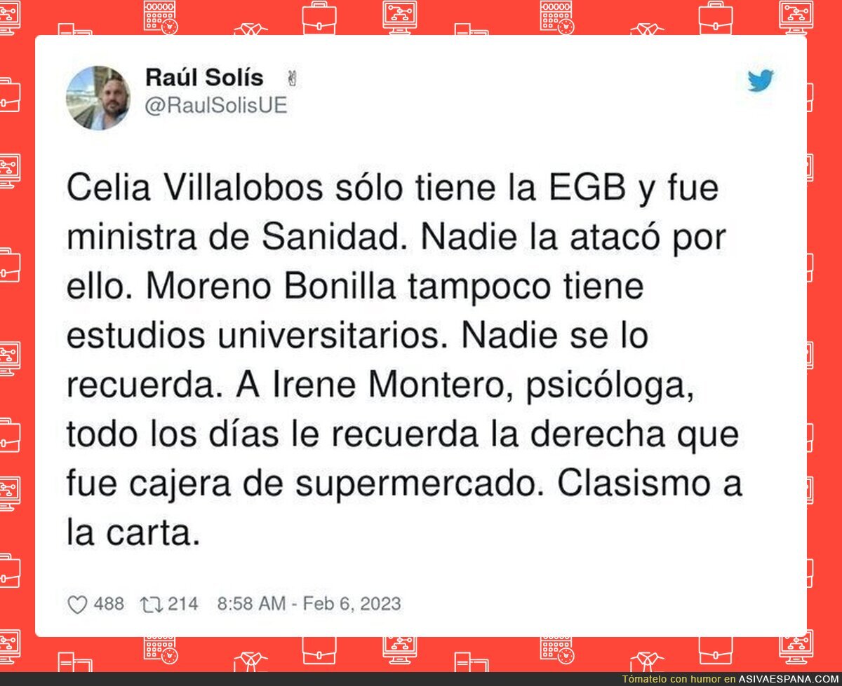 La gente es muy injusta con Irene Montero