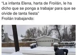 Froil&aacute;n empieza a trabajar