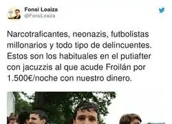 Froil&aacute;n est&aacute; peg&aacute;ndose una vida como el abuelo