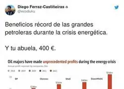 As&iacute; son los beneficios de las petroleras
