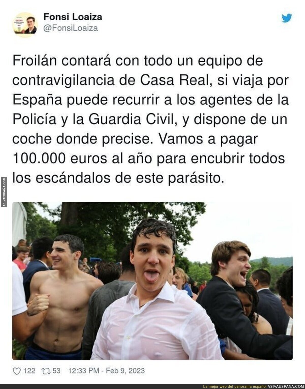 Froilán tiene vía libre para liarla por todas partes
