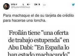 Los planes de futuro de Froil&aacute;n