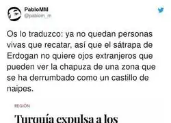 Terrible la situaci&oacute;n de Turqu&iacute;a