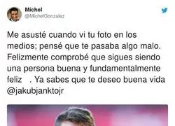 Michel le desea todo lo mejor a Jakub tras revelar que es homosexual
