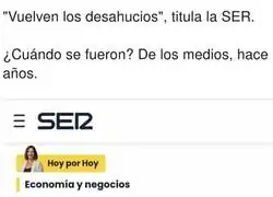 Los desahucios vuelven a aparecer por los titulares