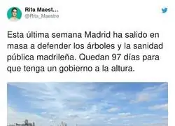 Madrid est&aacute; a la altura antes de las elecciones
