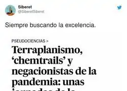 Es que ya no dejan dar charlas en la universidad ni a los que se inventan teor&iacute;as indemostrables