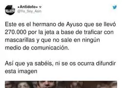 Se revela la foto del hermano de Ayuso