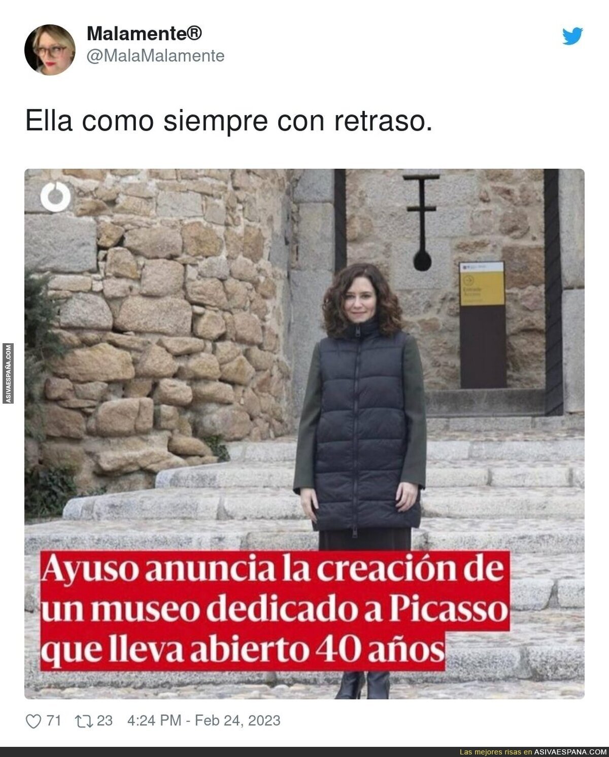 Típico en Ayuso