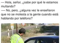 Una multa que no procede